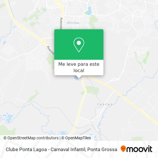 Clube Ponta Lagoa - Carnaval Infantil mapa