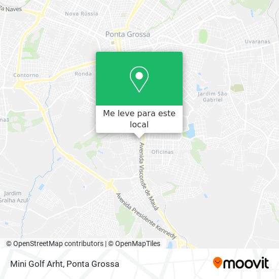 Mini Golf Arht mapa