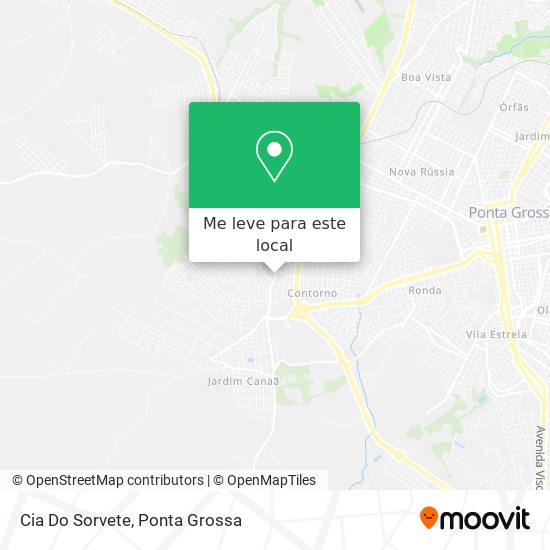 Cia Do Sorvete mapa