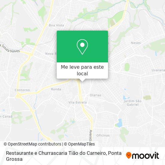 Restaurante e Churrascaria Tião do Carneiro mapa
