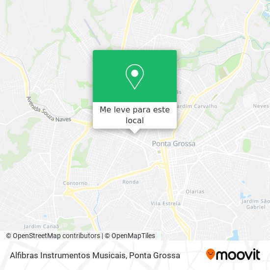 Alfibras Instrumentos Musicais mapa