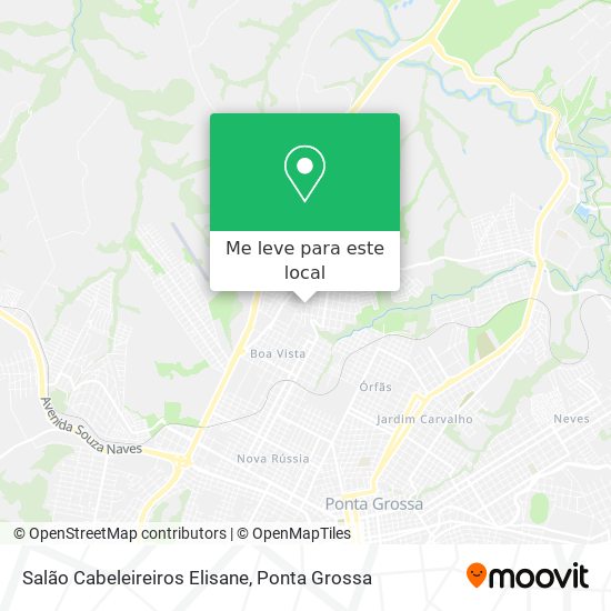 Salão Cabeleireiros Elisane mapa