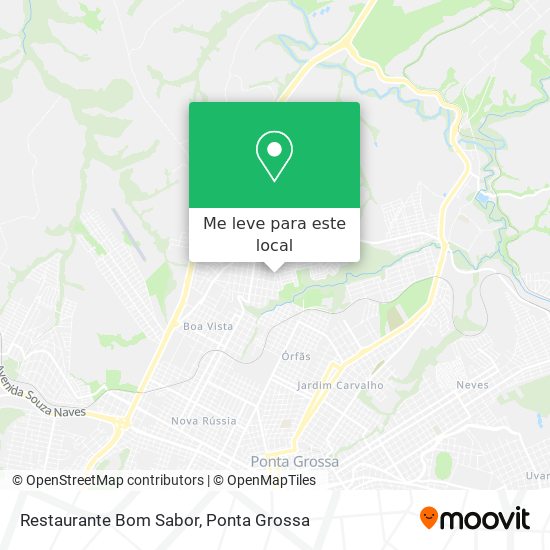 Restaurante Bom Sabor mapa
