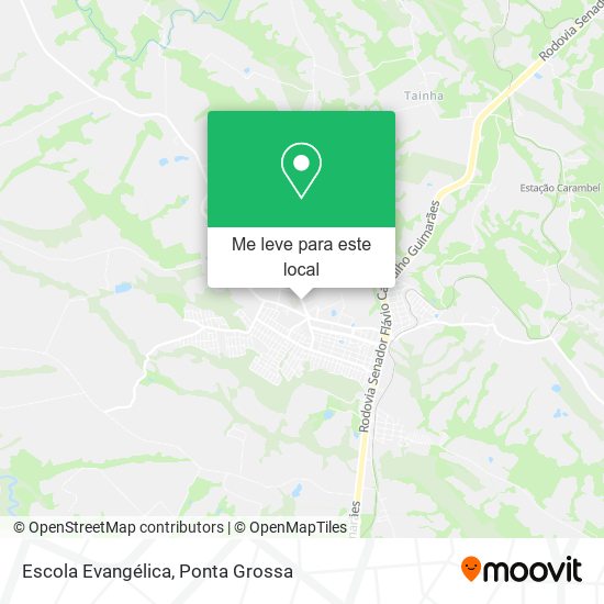 Escola Evangélica mapa