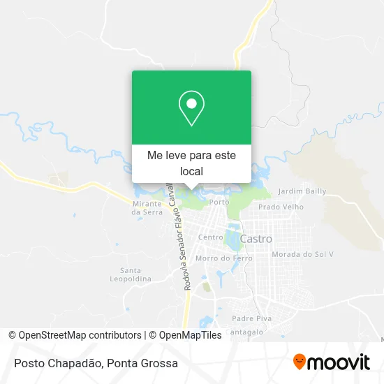 Posto Chapadão mapa