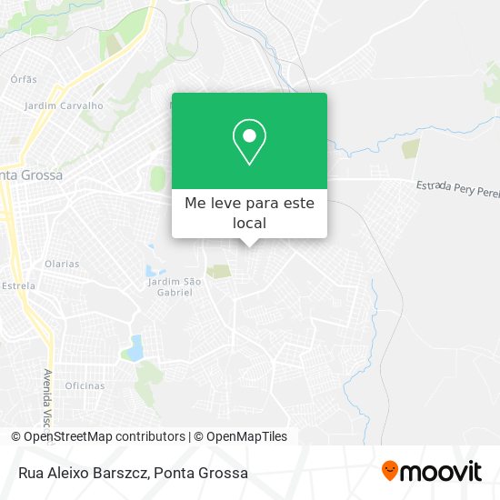 Rua Aleixo Barszcz mapa