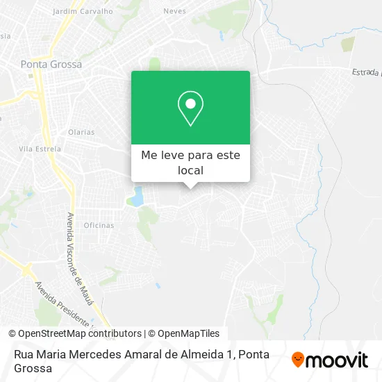 Rua Maria Mercedes Amaral de Almeida 1 mapa