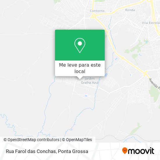 Rua Farol das Conchas mapa