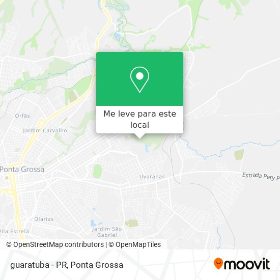 guaratuba - PR mapa
