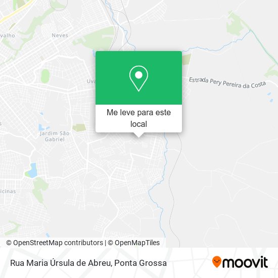 Rua Maria Úrsula de Abreu mapa