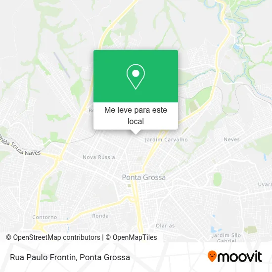 Rua Paulo Frontin mapa