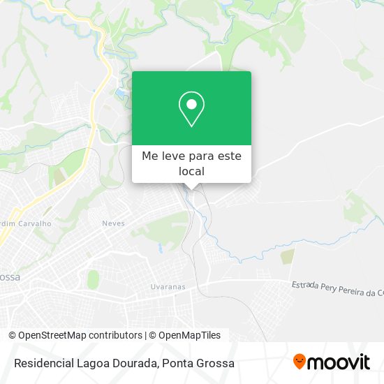 Residencial Lagoa Dourada mapa