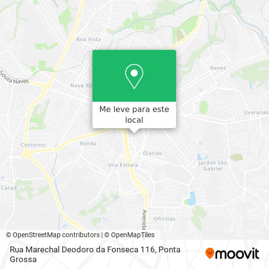 Rua Marechal Deodoro da Fonseca 116 mapa