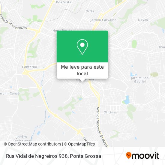 Rua Vidal de Negreiros 938 mapa