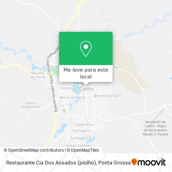 Restaurante Cia Dos Assados (piolho) mapa