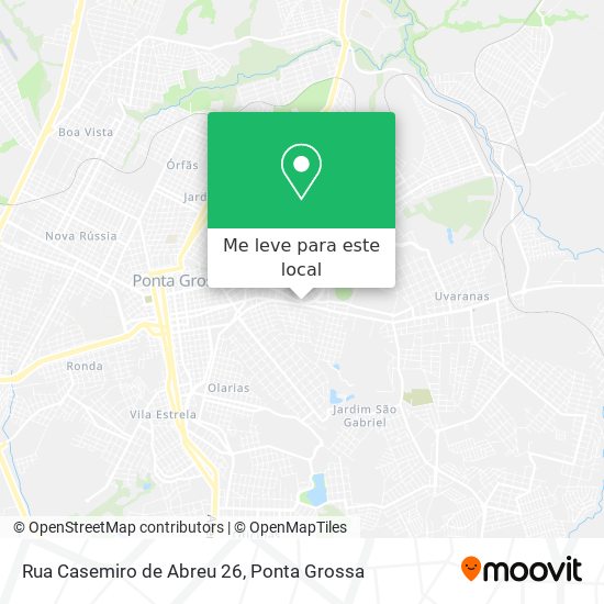 Rua Casemiro de Abreu 26 mapa