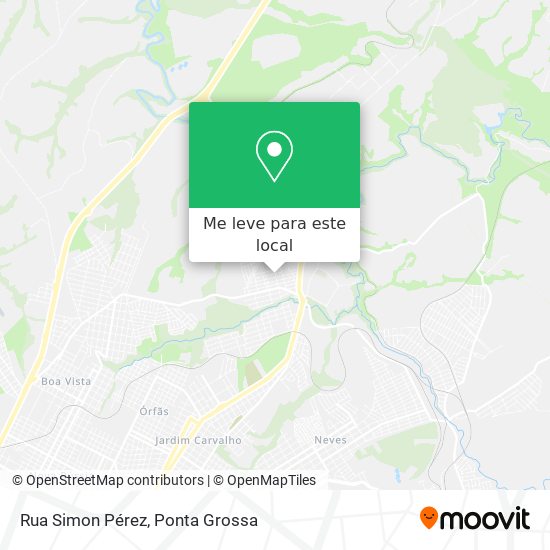 Rua Simon Pérez mapa