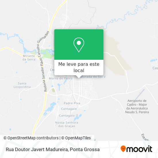 Rua Doutor Javert Madureira mapa