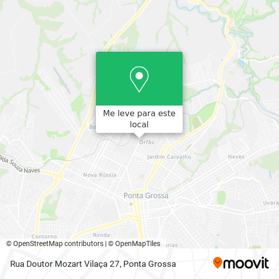 Rua Doutor Mozart Vilaça 27 mapa