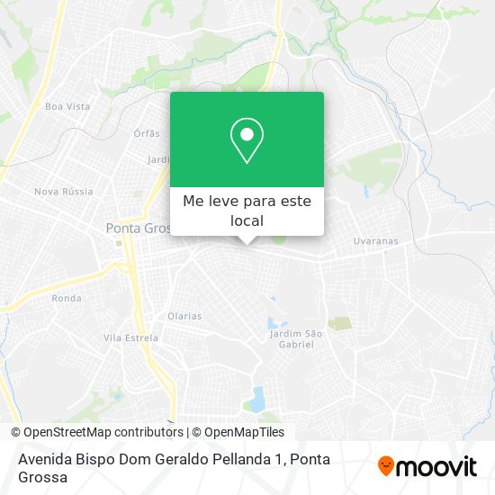 Avenida Bispo Dom Geraldo Pellanda 1 mapa