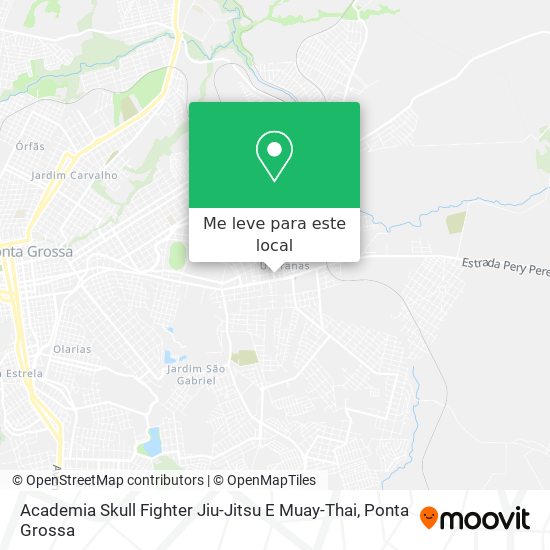 Academia Skull Fighter Jiu-Jitsu E Muay-Thai mapa