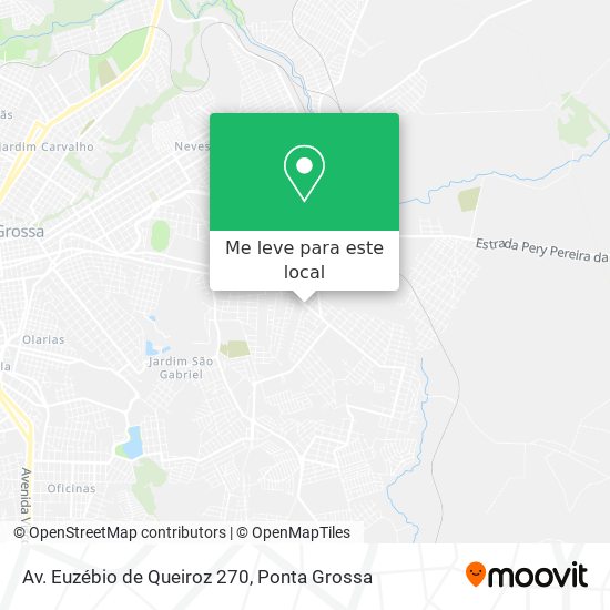 Av. Euzébio de Queiroz 270 mapa