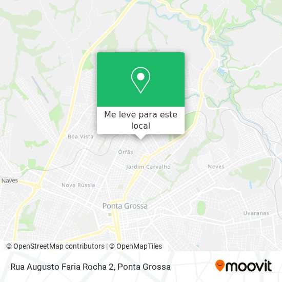 Rua Augusto Faria Rocha 2 mapa