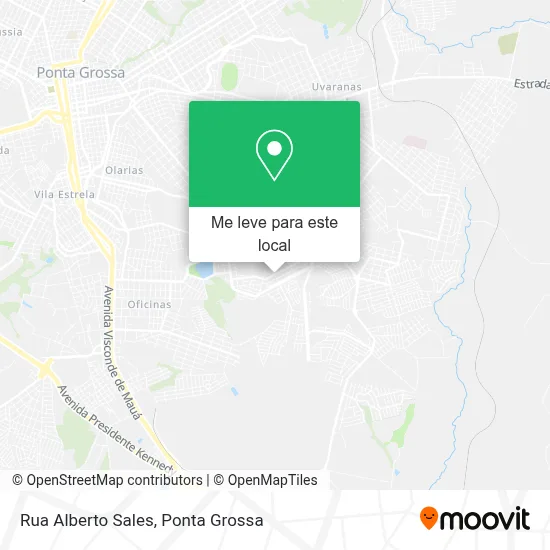 Rua Alberto Sales mapa