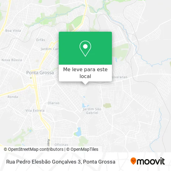 Rua Pedro Elesbão Gonçalves 3 mapa