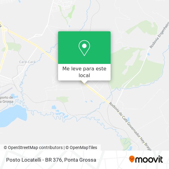 Posto Locatelli - BR 376 mapa