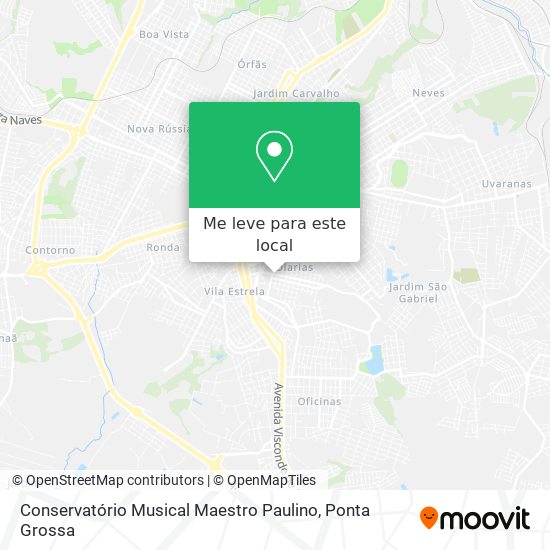 Conservatório Musical Maestro Paulino mapa
