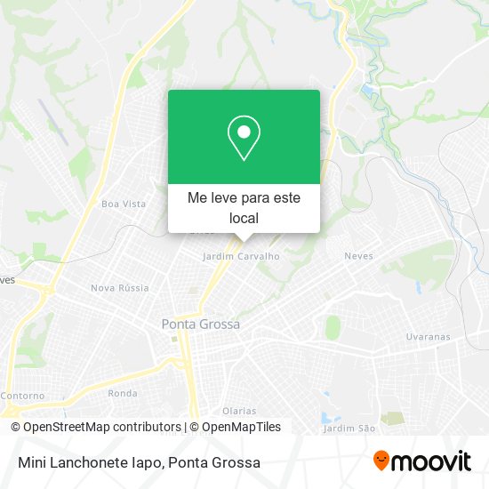 Mini Lanchonete Iapo mapa