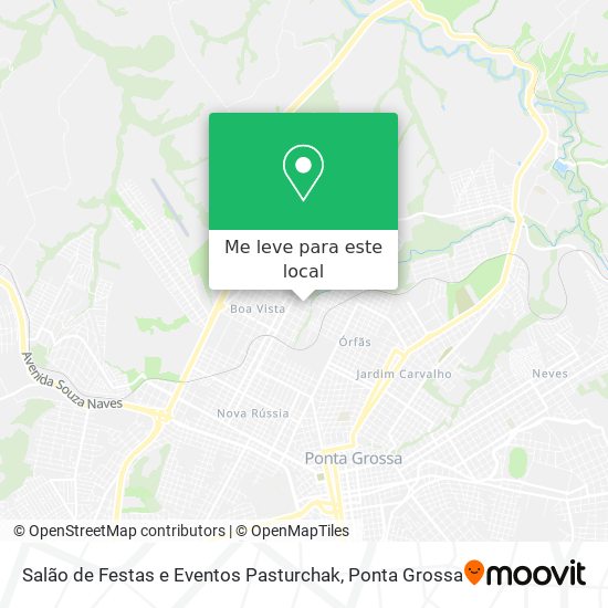 Salão de Festas e Eventos Pasturchak mapa