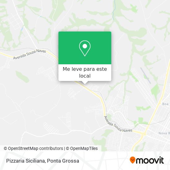 Pizzaria Siciliana mapa