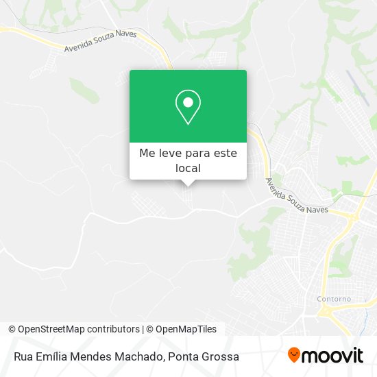 Rua Emília Mendes Machado mapa