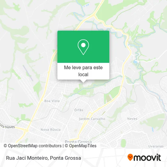 Rua Jaci Monteiro mapa
