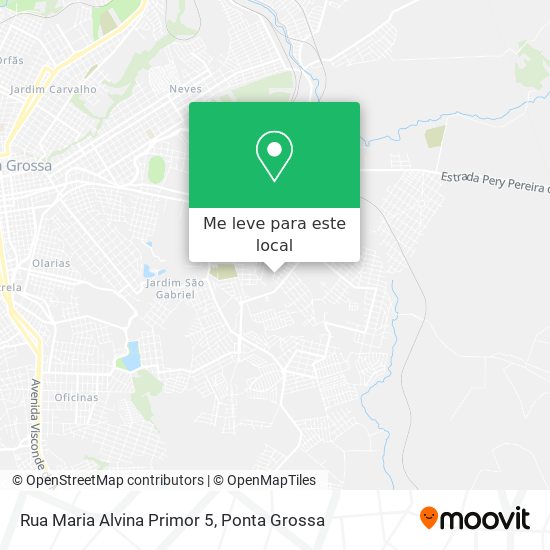 Rua Maria Alvina Primor 5 mapa