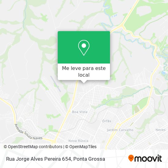Rua Jorge Alves Pereira 654 mapa