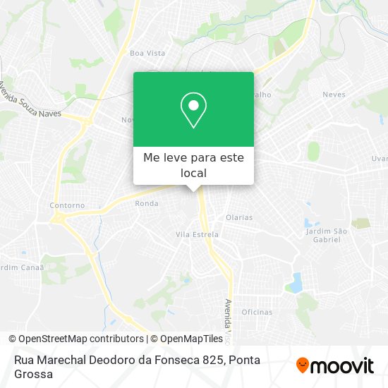 Rua Marechal Deodoro da Fonseca 825 mapa