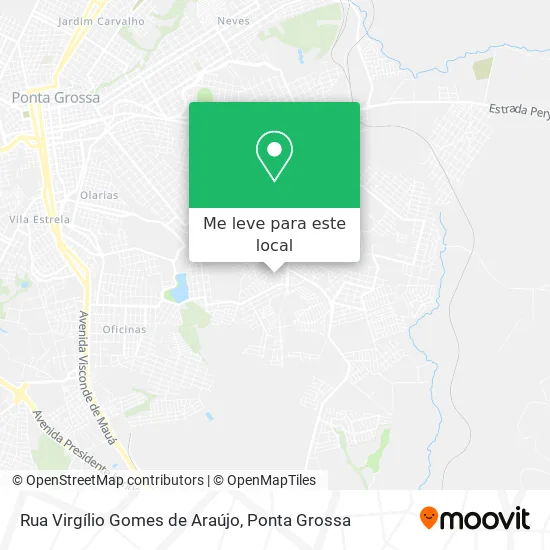 Rua Virgílio Gomes de Araújo mapa