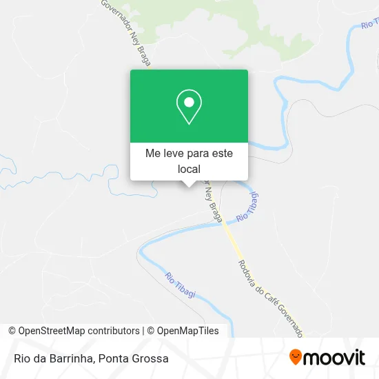 Rio da Barrinha mapa