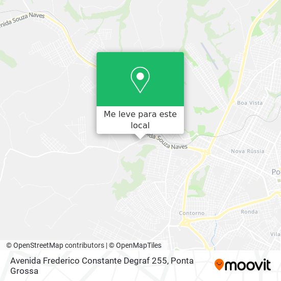 Avenida Frederico Constante Degraf 255 mapa