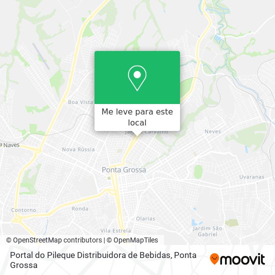 Portal do Pileque Distribuidora de Bebidas mapa