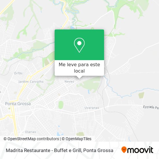 Madrita Restaurante - Buffet e Grill mapa