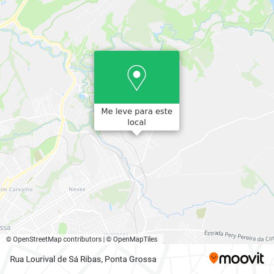 Rua Lourival de Sá Ribas mapa
