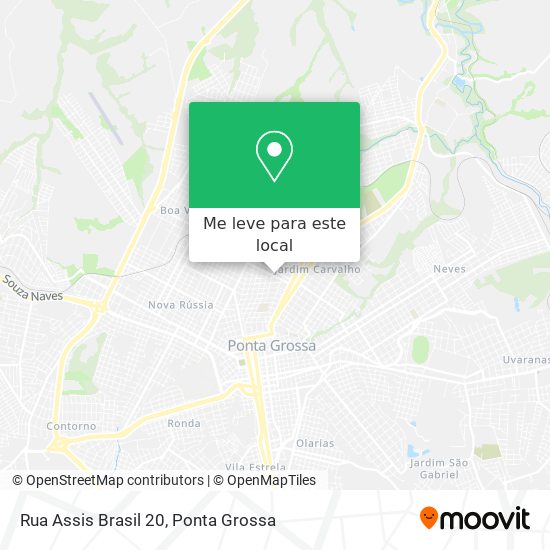 Rua Assis Brasil 20 mapa