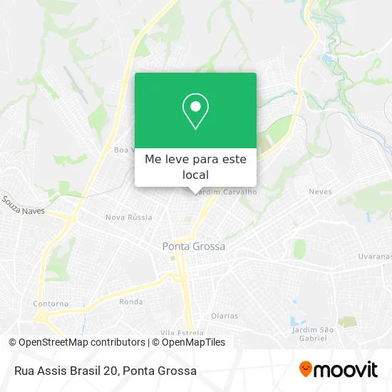 Rua Assis Brasil 20 mapa