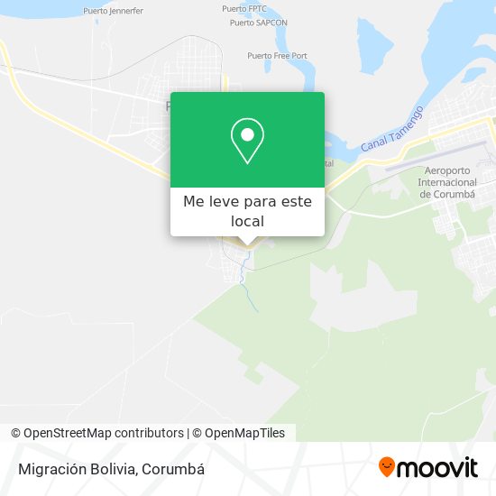 Migración Bolivia mapa