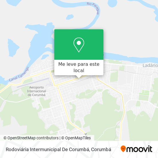 Rodoviária Intermunicipal De Corumbá mapa