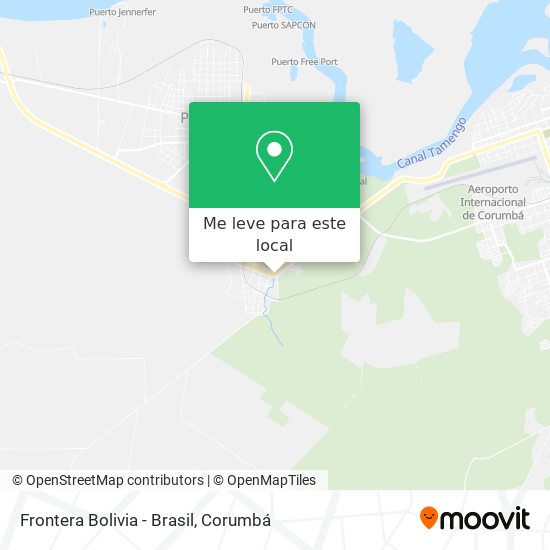 Frontera Bolivia - Brasil mapa
